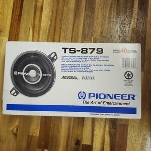 PIONEER TS-879 Dash Speaker Pair — White and Blue Box